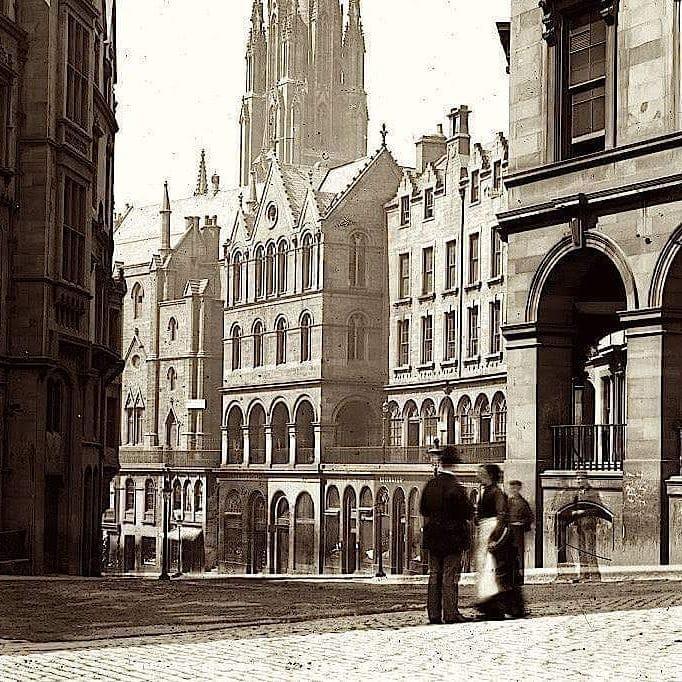 Historical view of Edinburgh Quaker Meeting House