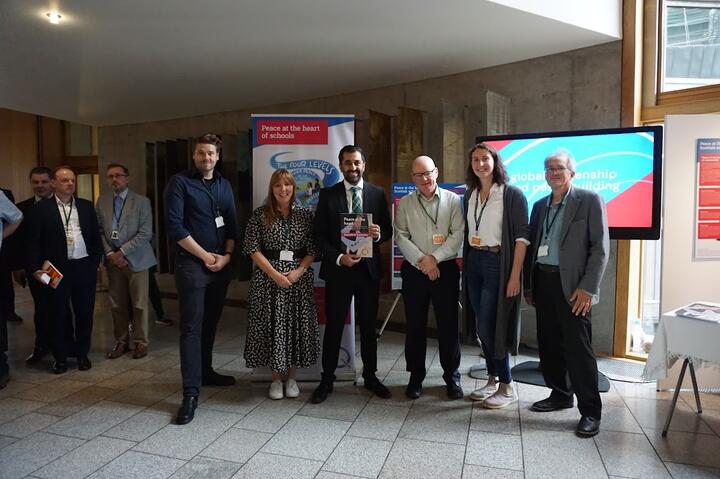 The First Minister visits the PATH exhibition